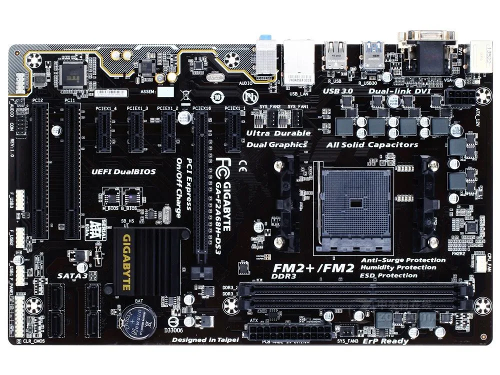Gigabyte Communication Gigabyte Communication F2A68H-DS3 rev 1.0 motherboard accessory — product photo