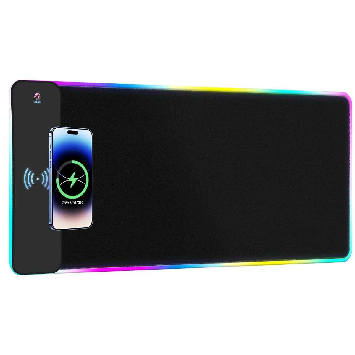 KEHIPI KEHIPI RGB Wireless Charging Mouse Pad 15W 15 Modes 800x300mm XL0820 — product photo