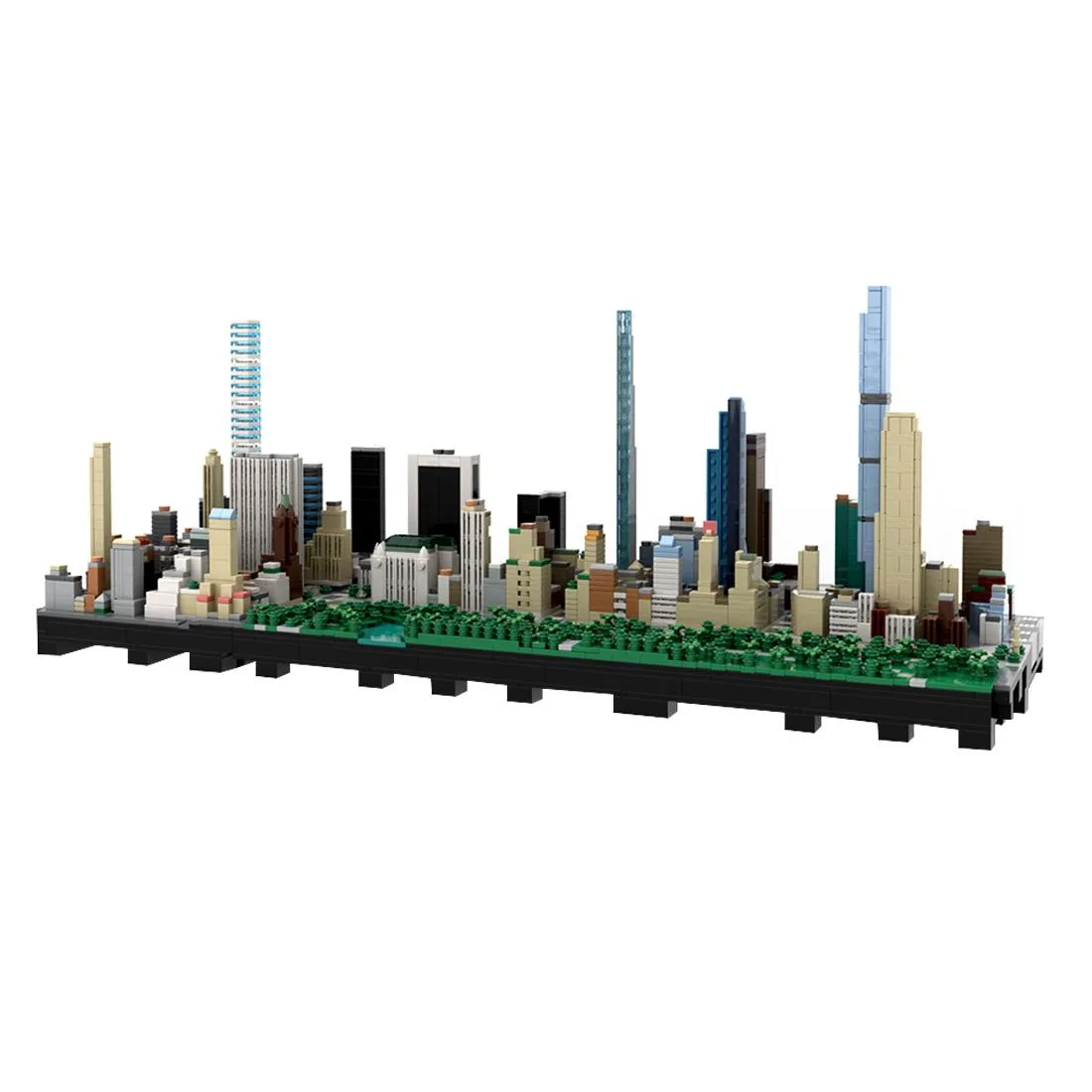 ZITIANYOUBUILD ZITIANYOUBUILD MOC-237093 1/2000 NYC Billionaires Row Building Blocks 4311PCS — product photo