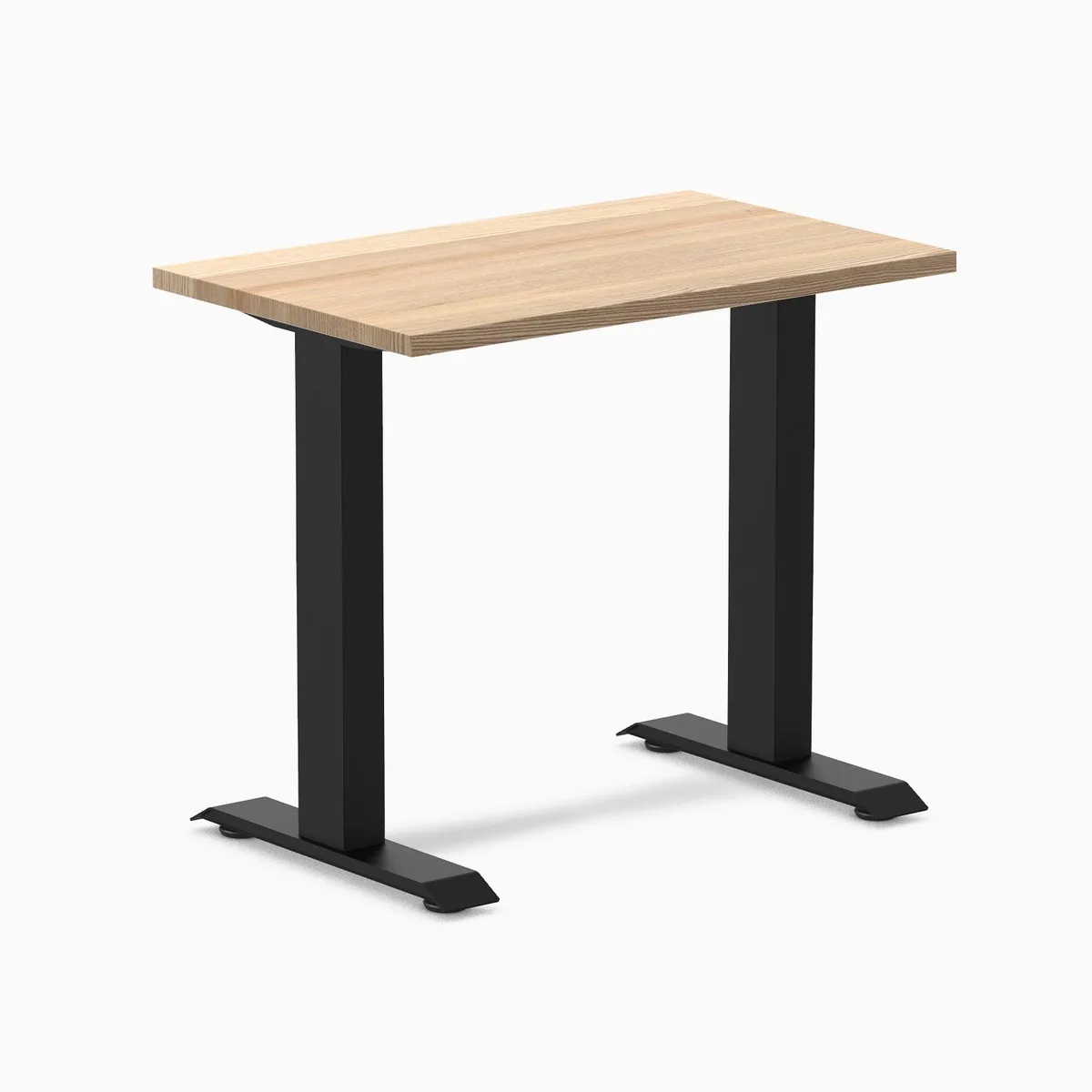 Desky Desky Zero Mini Hardwood Desk White Ash Matte Black 32 x 20 in — product photo