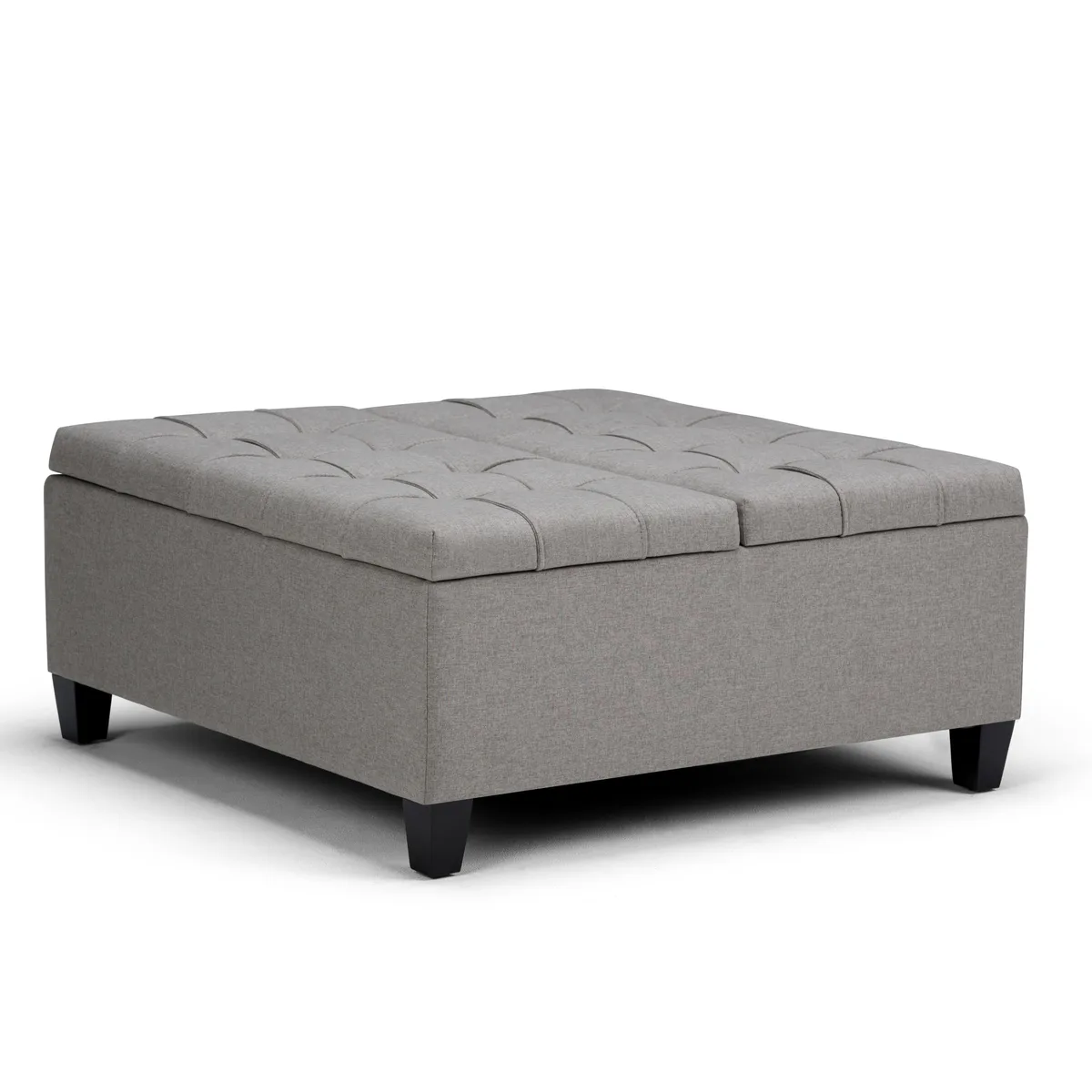 tuphen tuphen Harrison Storage Ottoman Dove Grey 36 16.5 — product photo