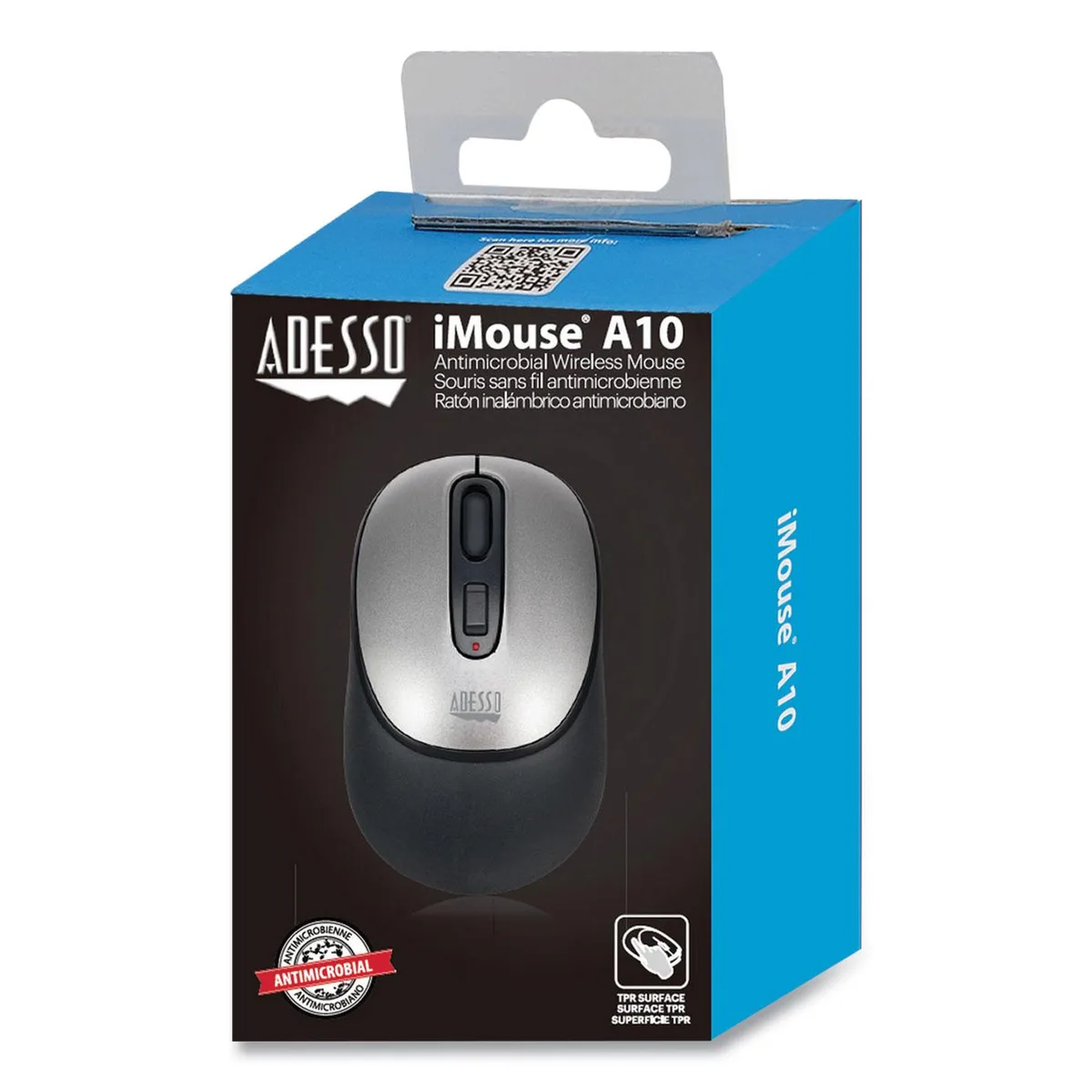 Adesso Adesso iMouse A10 Wireless Optical Mouse 2.4 GHz 800/1200/1600 DPI — product photo