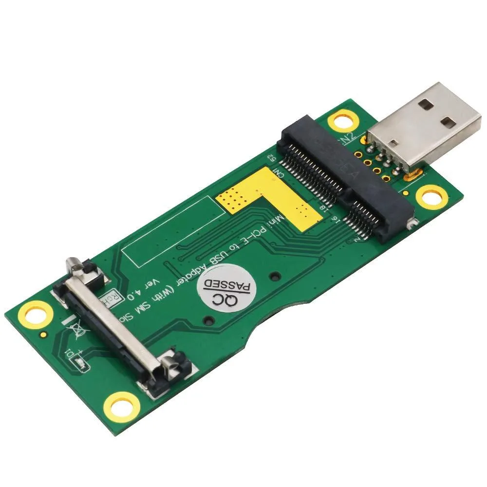 Fervit Fervit Mini PCI-E to USB Adapter with SIM Slot for 3G/4G — product photo