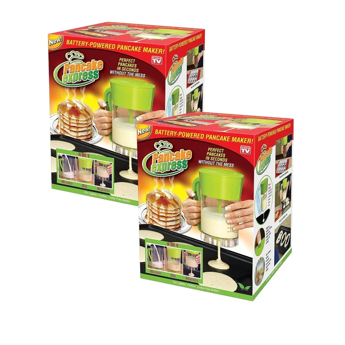 Spark Pub Spark Pub Pancake Express Battery Powered Pancake Maker 2 Pack kitchen accessory — product photo