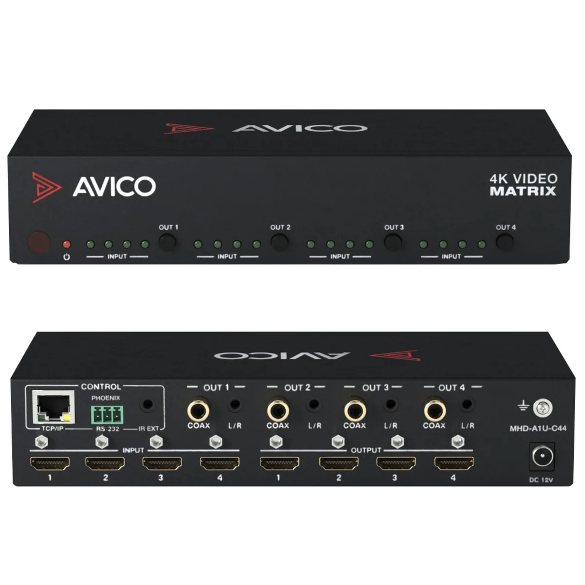 Avico Avico 4x4 HDMI 2.0 Matrix Switch 4K60 ARC — product photo