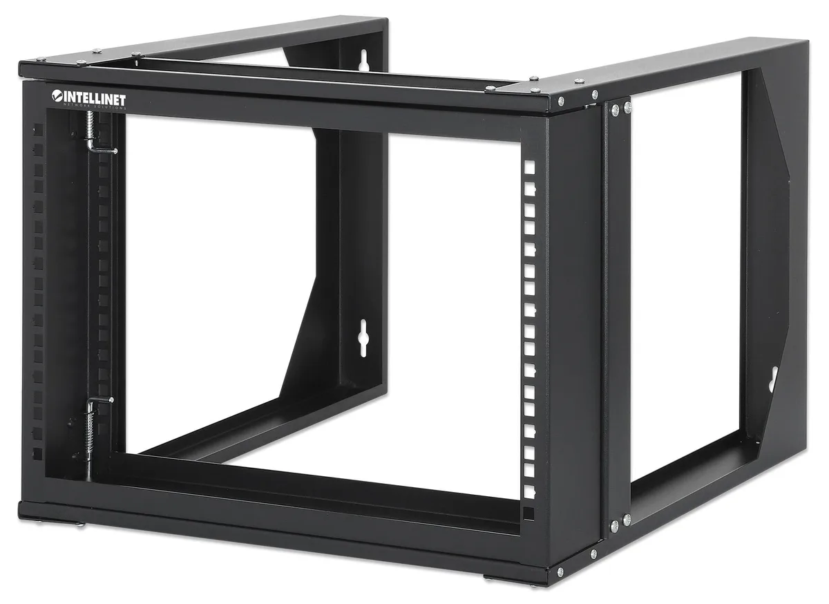 Intellinet Network Solutions Intellinet Network Solutions 716178 19" 6U Wall Mount 2-Post Open Frame Server Rack 450mm Depth — product photo