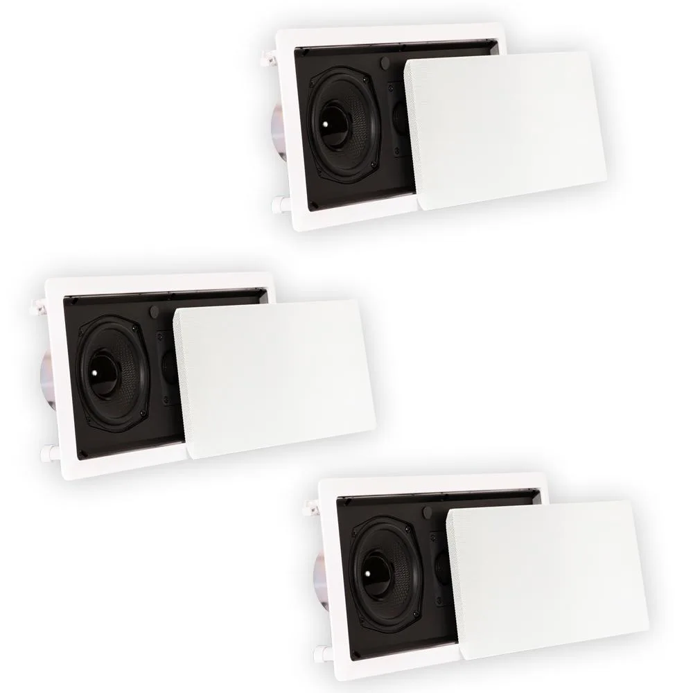 Goldwood Sound, Inc. Goldwood Sound, Inc. TSLCR5 Flush Mount In-Wall Speaker 3-Pack 5.25" Dual Woofer — product photo