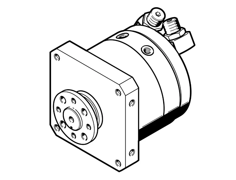 Festo Festo DSM-T-25-270-P-FW-A-B rotary actuator — product photo