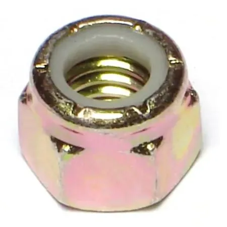 MIDWEST FASTENER CORP MIDWEST FASTENER CORP 08207 Nylon Insert Lock Nut 3/8"-16 Steel Grade 8 Yellow — product photo