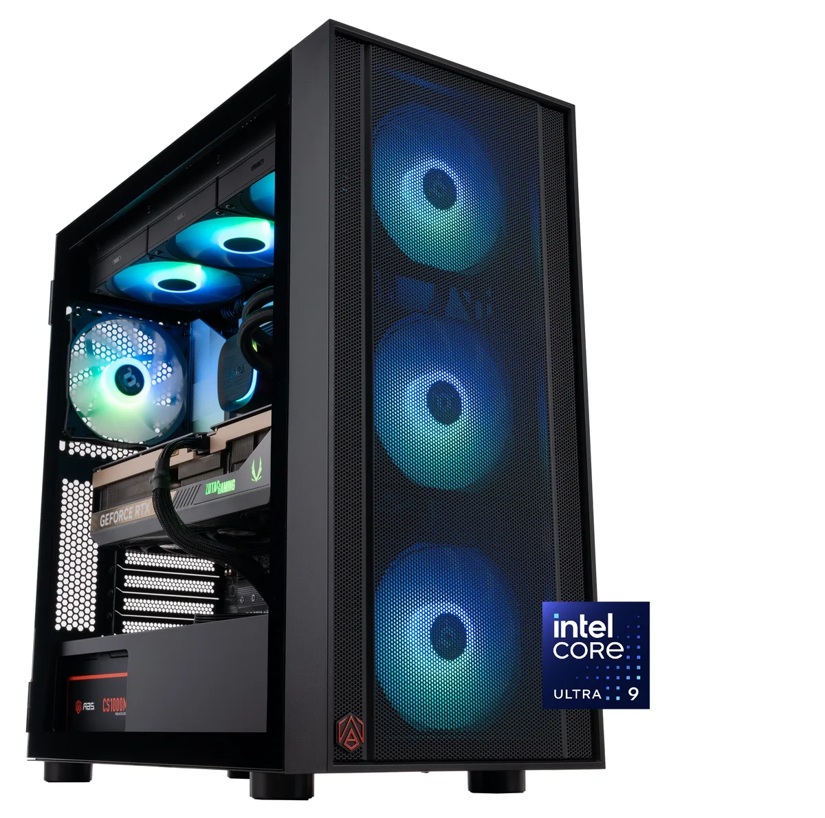 ABS ABS Eurus Aqua gaming PC Core Ultra 9 285K RTX 5080 32GB 2TB EA285K50802 — product photo