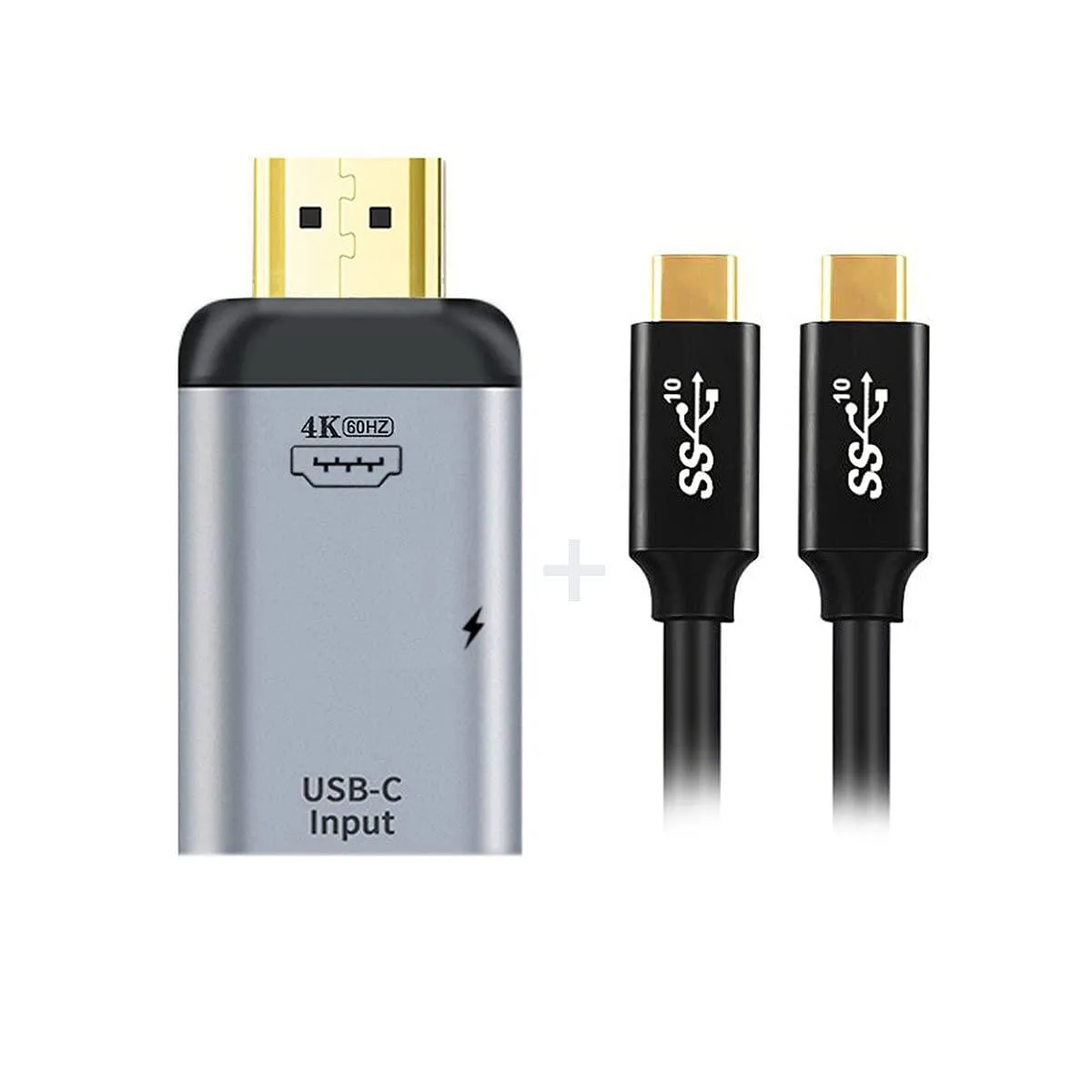 LORDWORLD LORDWORLD USB-C to HDMI Adapter with 10Gbps Cable 100W 4K 60Hz — product photo