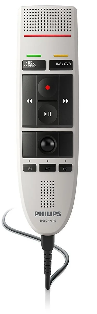 Philips Philips LFH3200 SpeechMike III Pro Push Button USB Dictation Microphone 2 in 1 accessory — product photo