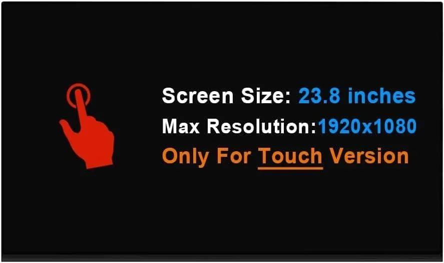 NUOLAISUN NUOLAISUN 23.8" FHD Touch Screen for Dell Inspiron 24 5490 5475 5477 5400 (Not LM238WF5-SSJ1) — product photo