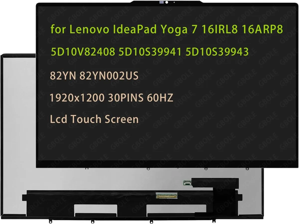 NUOLAISUN NUOLAISUN 16 1920x1200 30PINS Touch Screen for Lenovo Yoga 7 16IRL8 16ARP8 — product photo