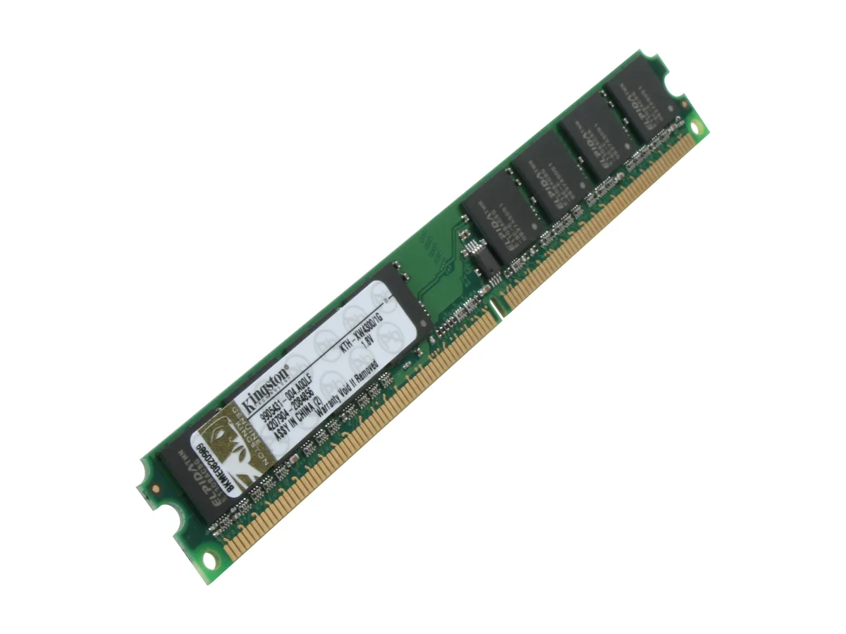 Kingston Technology Corp. Kingston Technology Corp. KTH-XW4300/1G 1GB 240-Pin DDR2 667 memory upgrade — product photo