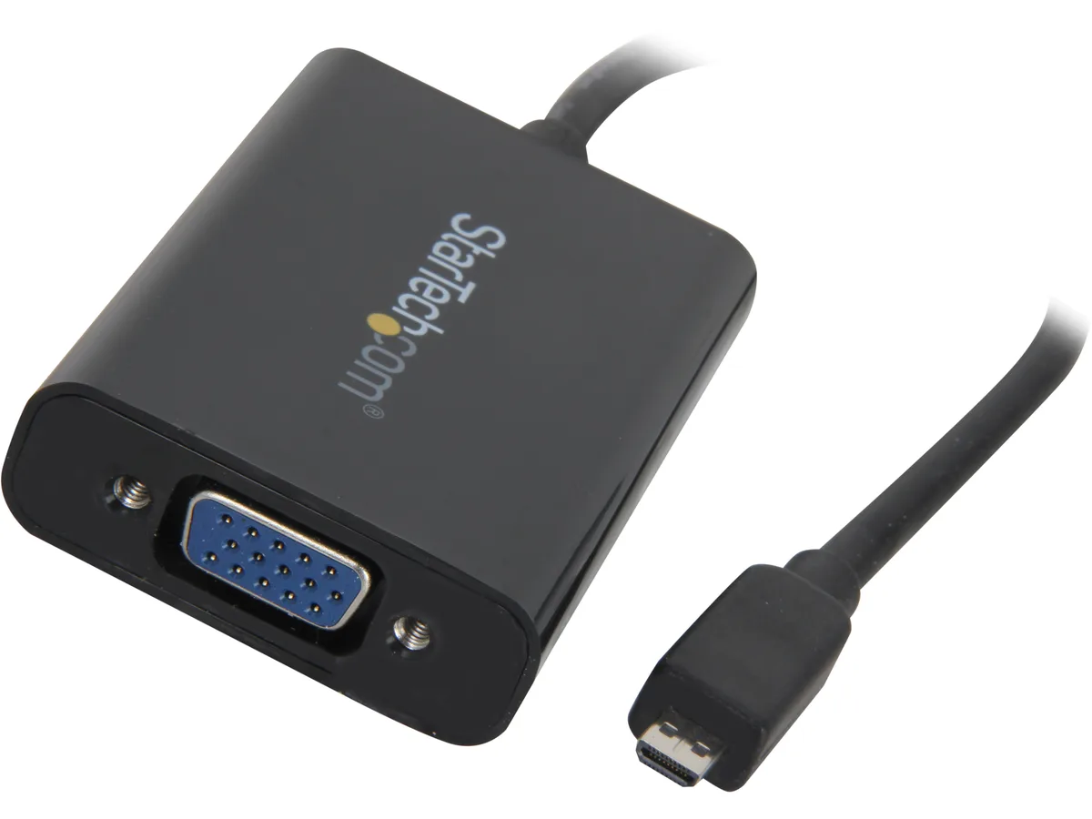 STARTECH STARTECH MCHD2VGAA2 Micro HDMI to VGA audio video converter 1920x1200 — product photo