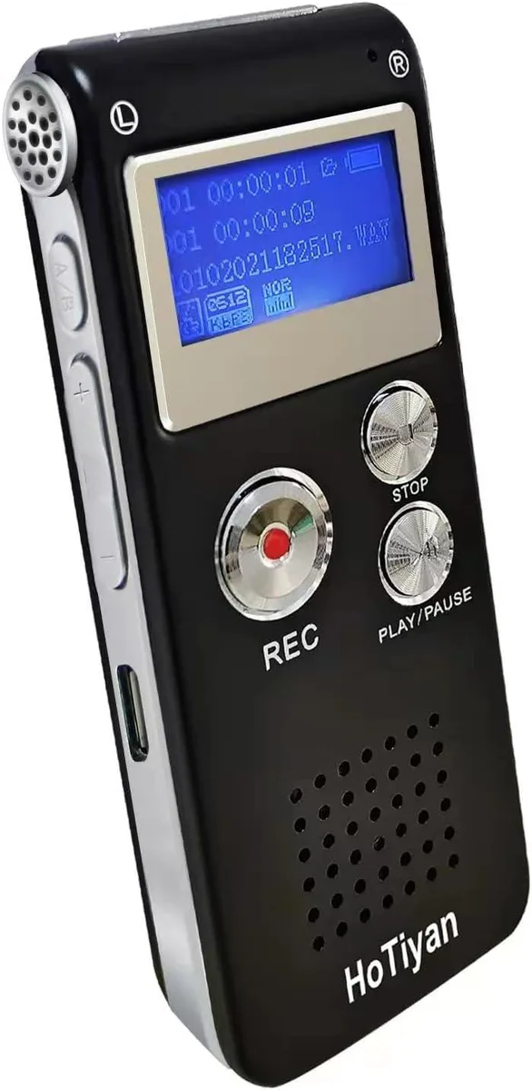 HoTiyan H-10003 64GB voice recorder — product photo