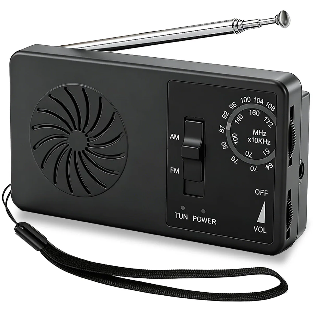 LOOFHIEN M01 Pocket Radio AM FM 2AAA 75g — product photo