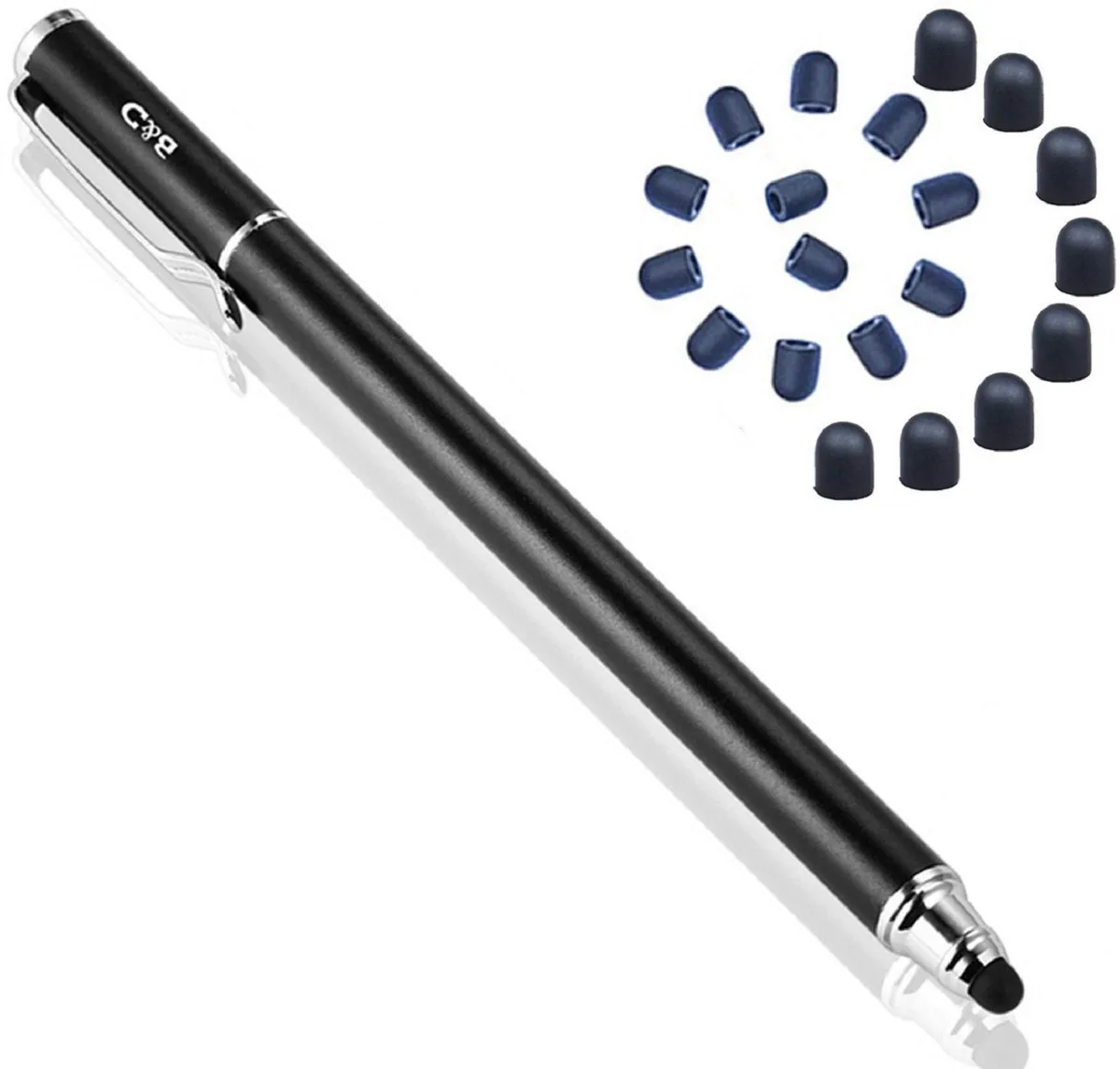 Bargains Depot 2-in-1 Stylus Black 5.5 in 20 Tips — product photo