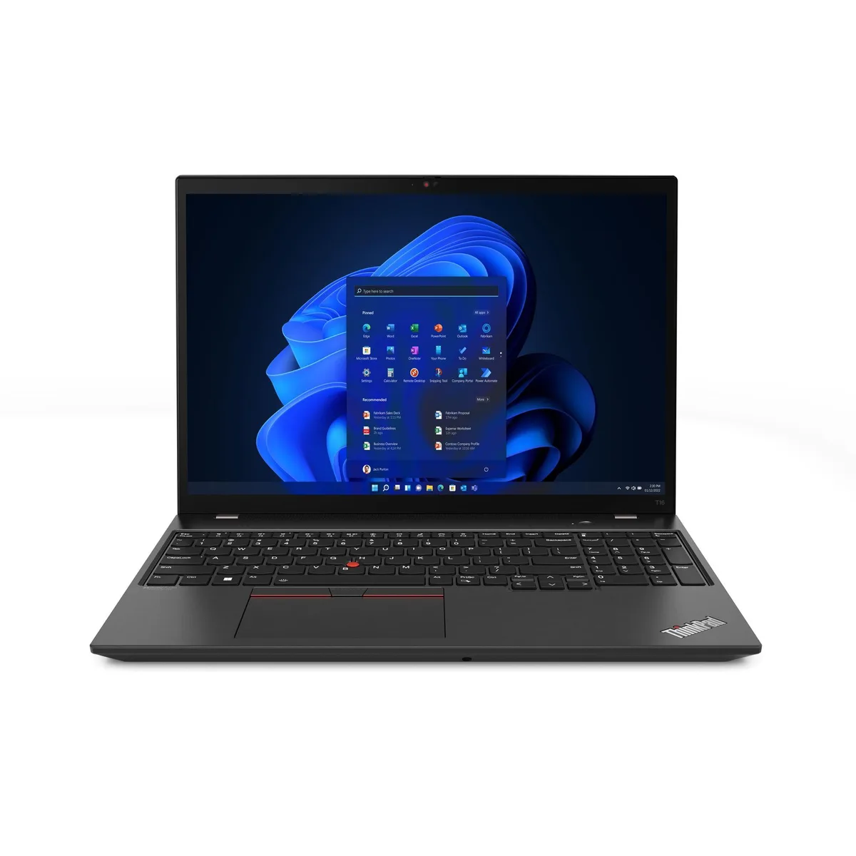 Lenovo Lenovo NBR-LE-T16G1I512/16/512 ThinkPad T16 Gen 1 laptop i5-1235U 16GB 512GB 16.0 — product photo