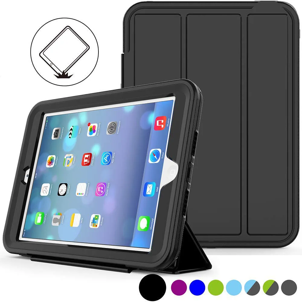 Werleo Werleo iPad Mini 1/2/3 Case Three Layer Shock Proof Black — product photo