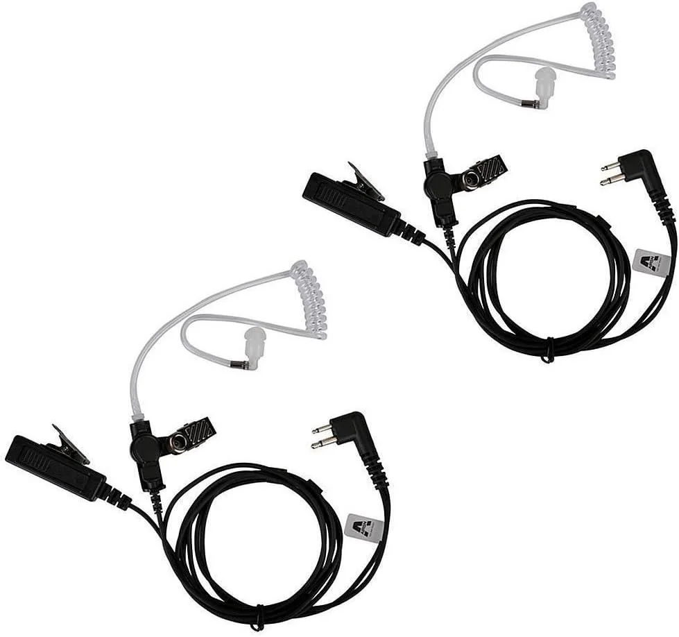 usbroway usbroway 2 Pin Acoustic Tube Earpiece Headset Pack of 2 — product photo
