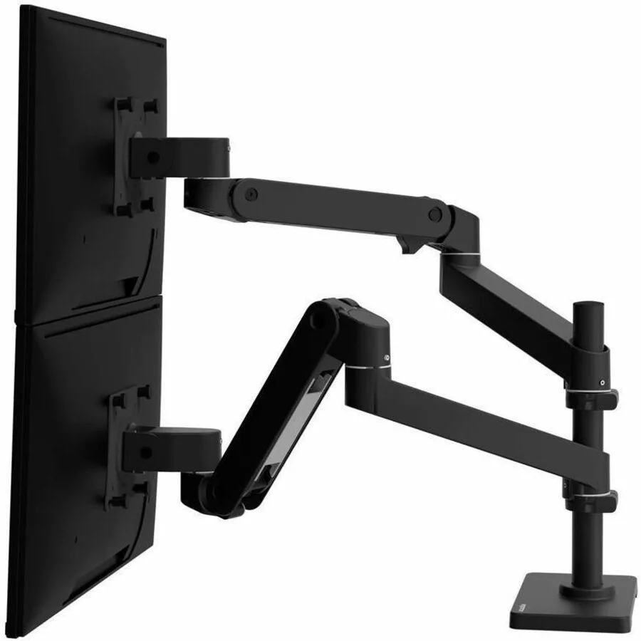 Ergotron Ergotron LX Pro Vertical Stacking Arm for 27" Dual Monitor Matte Black — product photo
