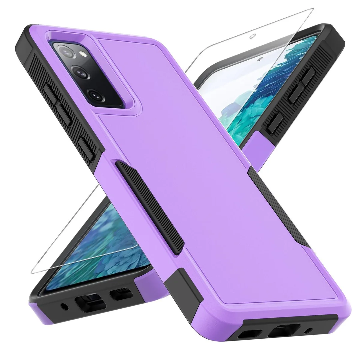  yuanming Samsung Galaxy S20 FE Dual Layer Case Purple — product photo