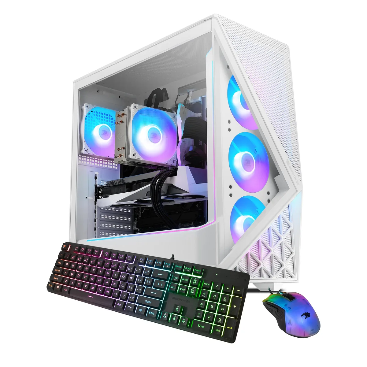 iBUYPOWER iBUYPOWER SWI5I5701 gaming PC Core Ultra 5 225F Arc B570 10GB 16GB DDR5 1TB NVMe — product photo