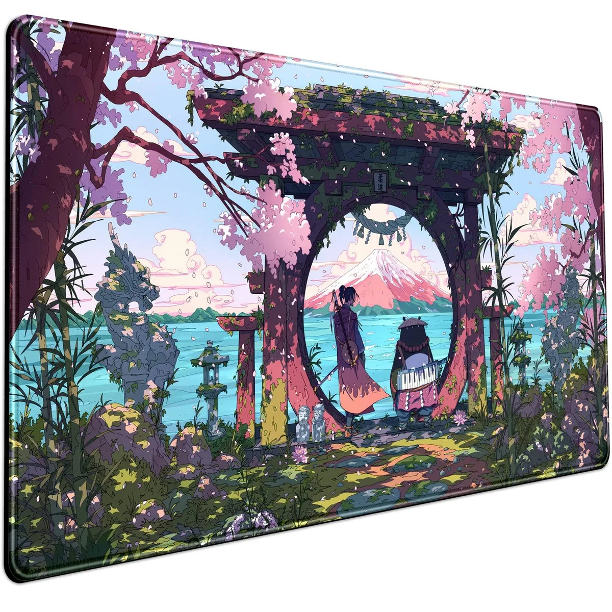 KEHIPI KEHIPI Sakura Warrior mouse pad 31.5x15.7 in — product photo