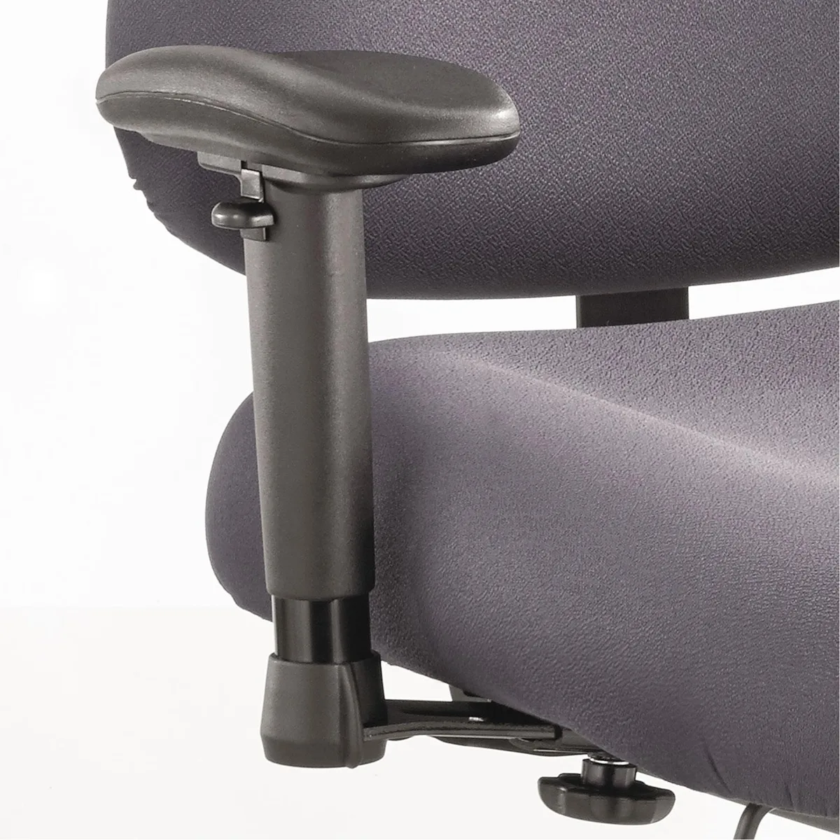 Safco Products Safco Products 3591BL T-Pad Chair Arms Black Pair — product photo
