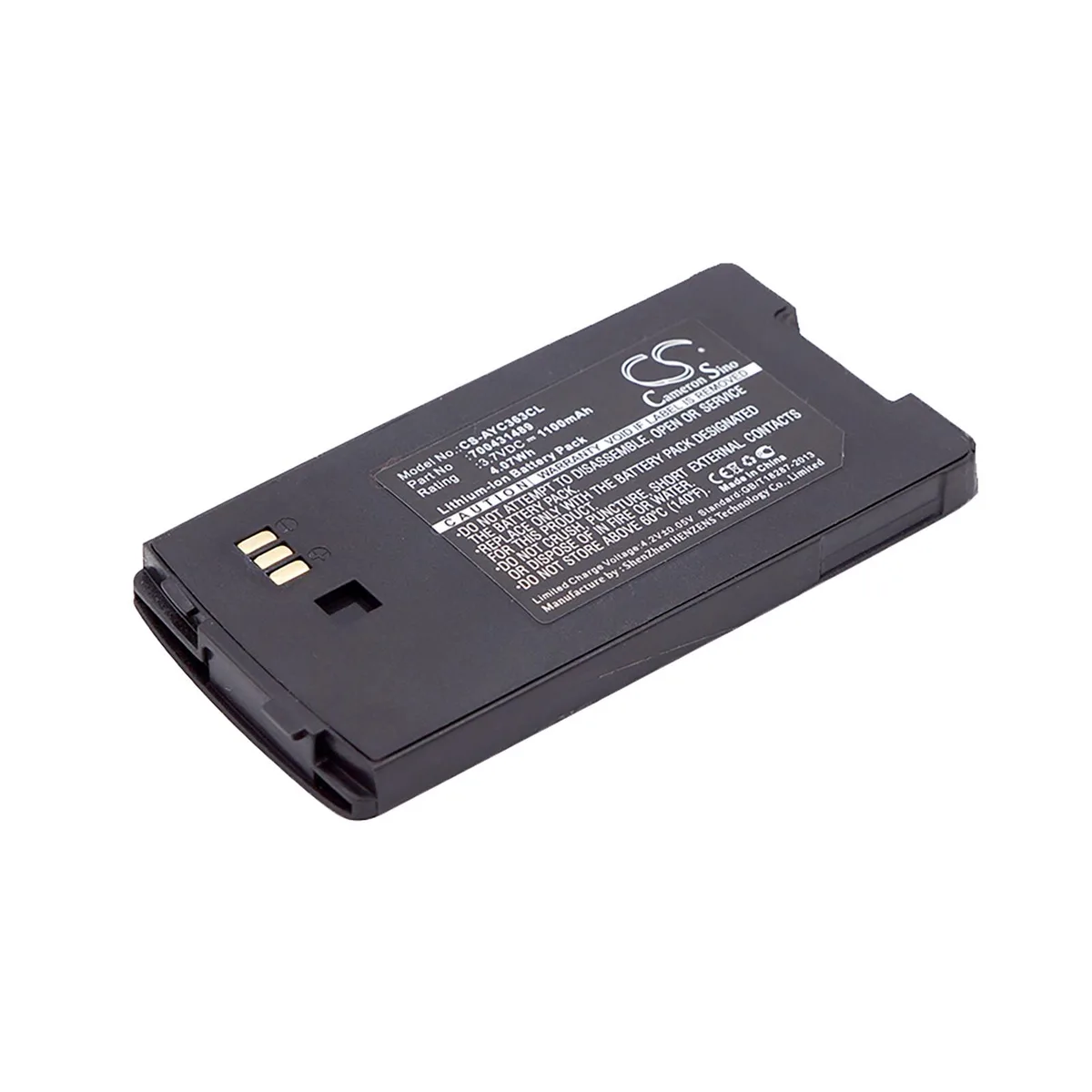 Cameron &amp; Co Cameron &amp; Co DS-CS-AYC363CL Li-ion Battery 3.7V 1.1 Ah Black — product photo