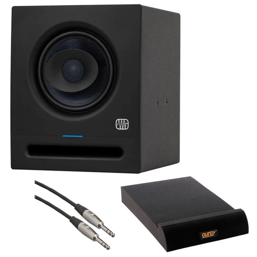 PreSonus Audio PreSonus Eris Pro 6 6.5-inch Coaxial Studio Monitor Bundle with Isolation Pad and TRS Cable — product photo