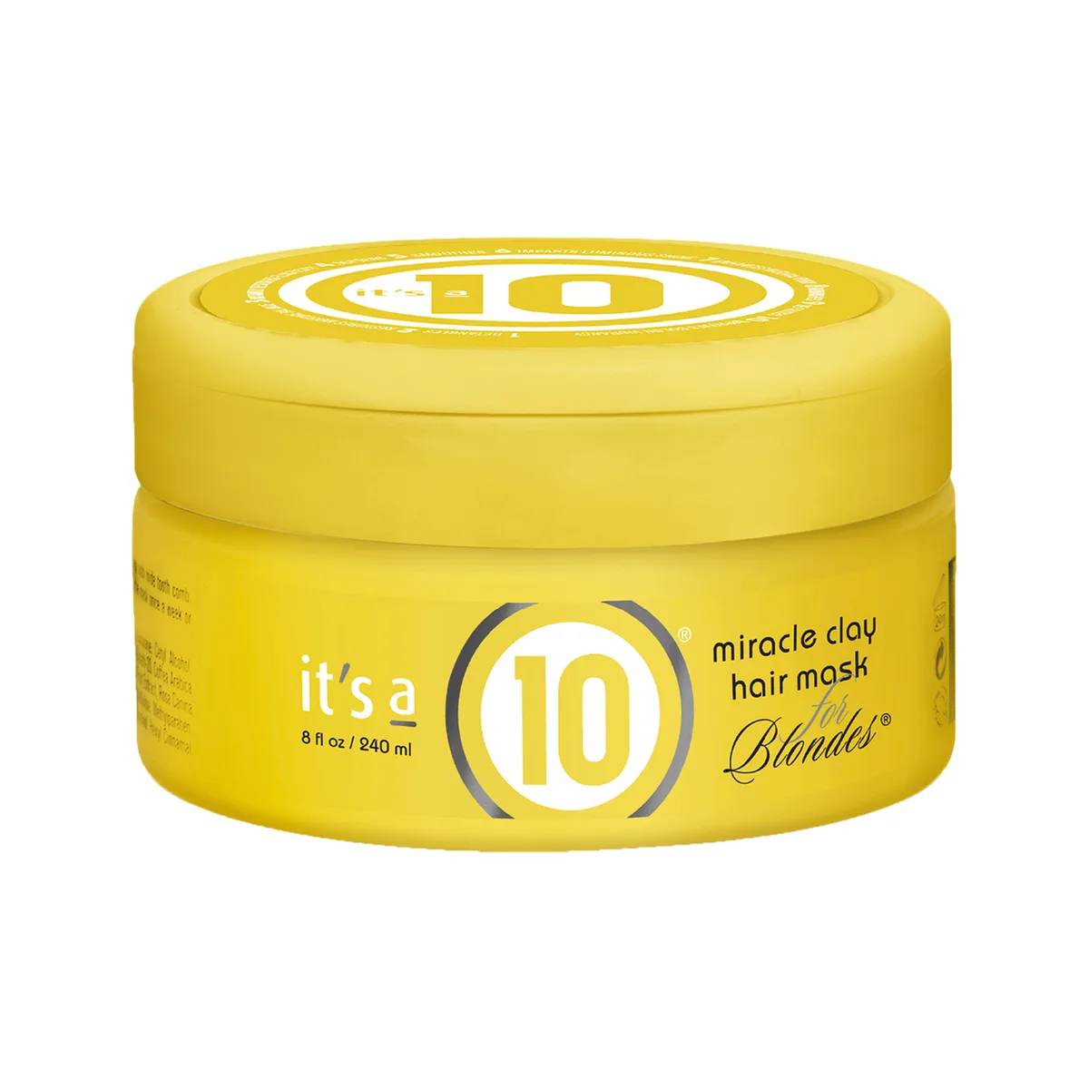 It's a 10 It's a 10 Miracle Clay Hair Mask for Blondes 8oz hair care — product photo