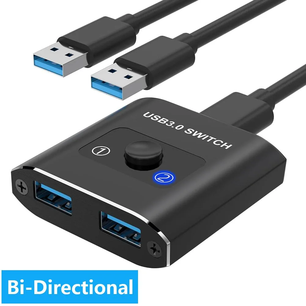 AUTYUE AUTYUE Bi-Directional USB 3.0 Switch 2 Ports KVM Switch — product photo