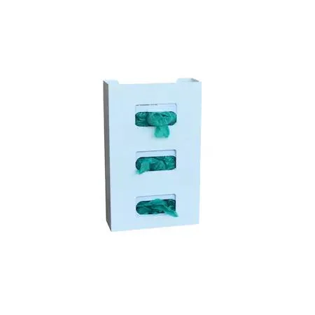 Omnimed Omnimed 305342 Painted White "Square Cut" Glove Box Holder (Triple) personal protective equipment — product photo