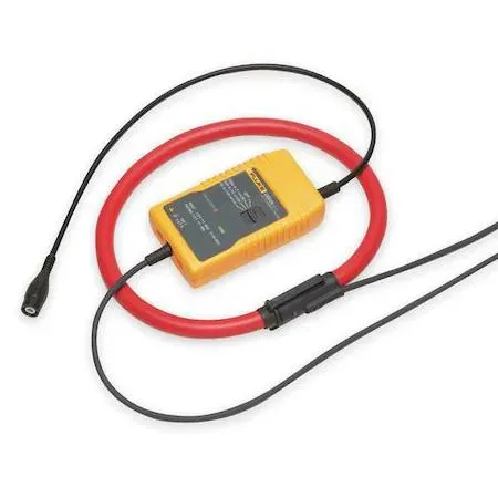 Four flexible current probes with BNC connectors and 24 inch jaw opening