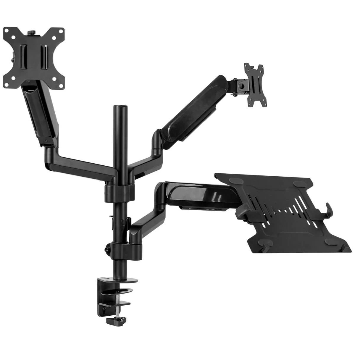 VIVO VIVO Black Dual 17-32" Monitor &amp; Laptop Pneumatic Arm Mount — product photo