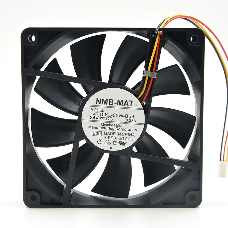Fans Fans 4710KL-05W-B59Size 12025 24V 0.38A 3-wire case fan — product photo