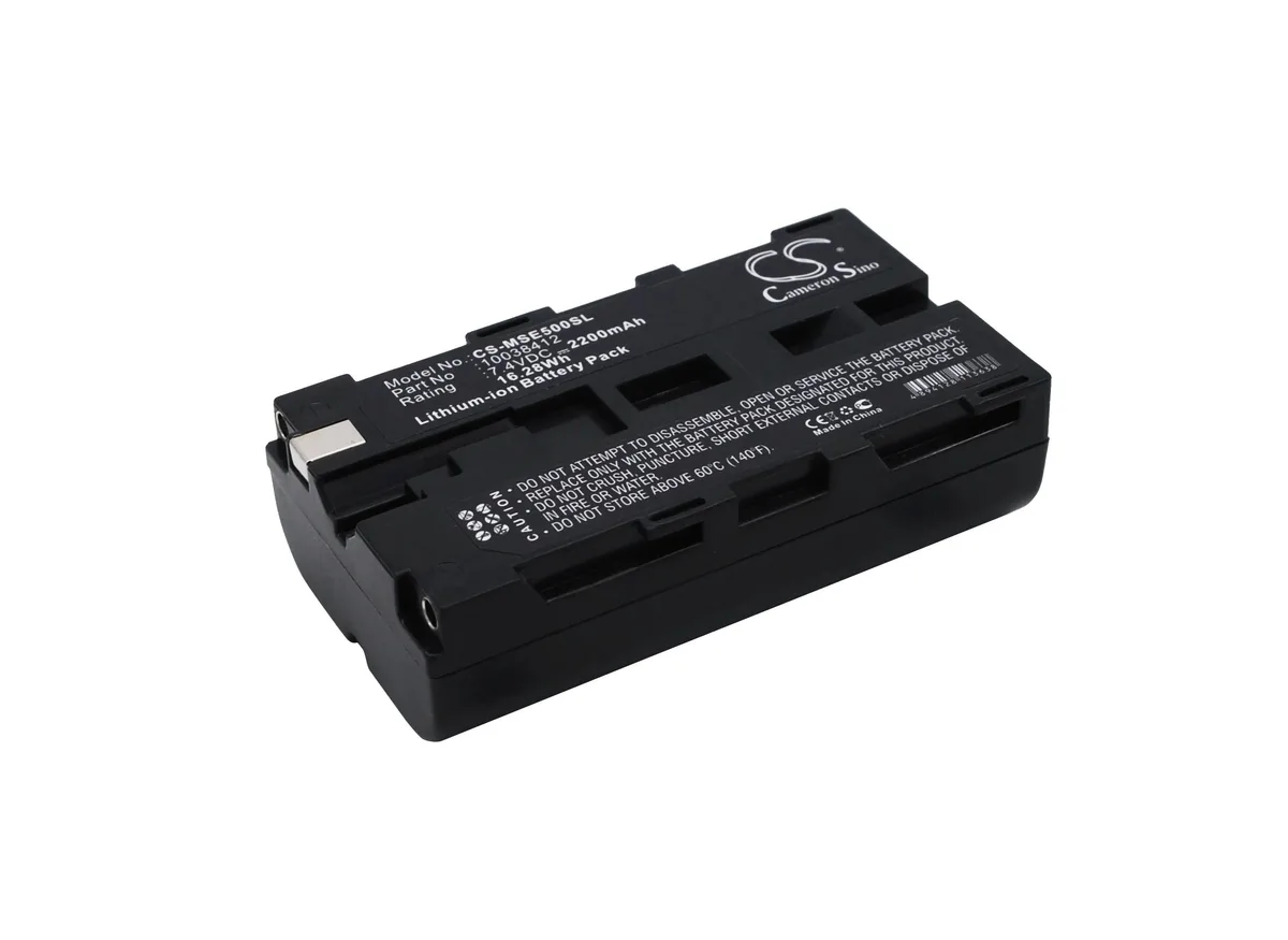 Rectangular replacement battery pack for MSA Evolution 5000 5200