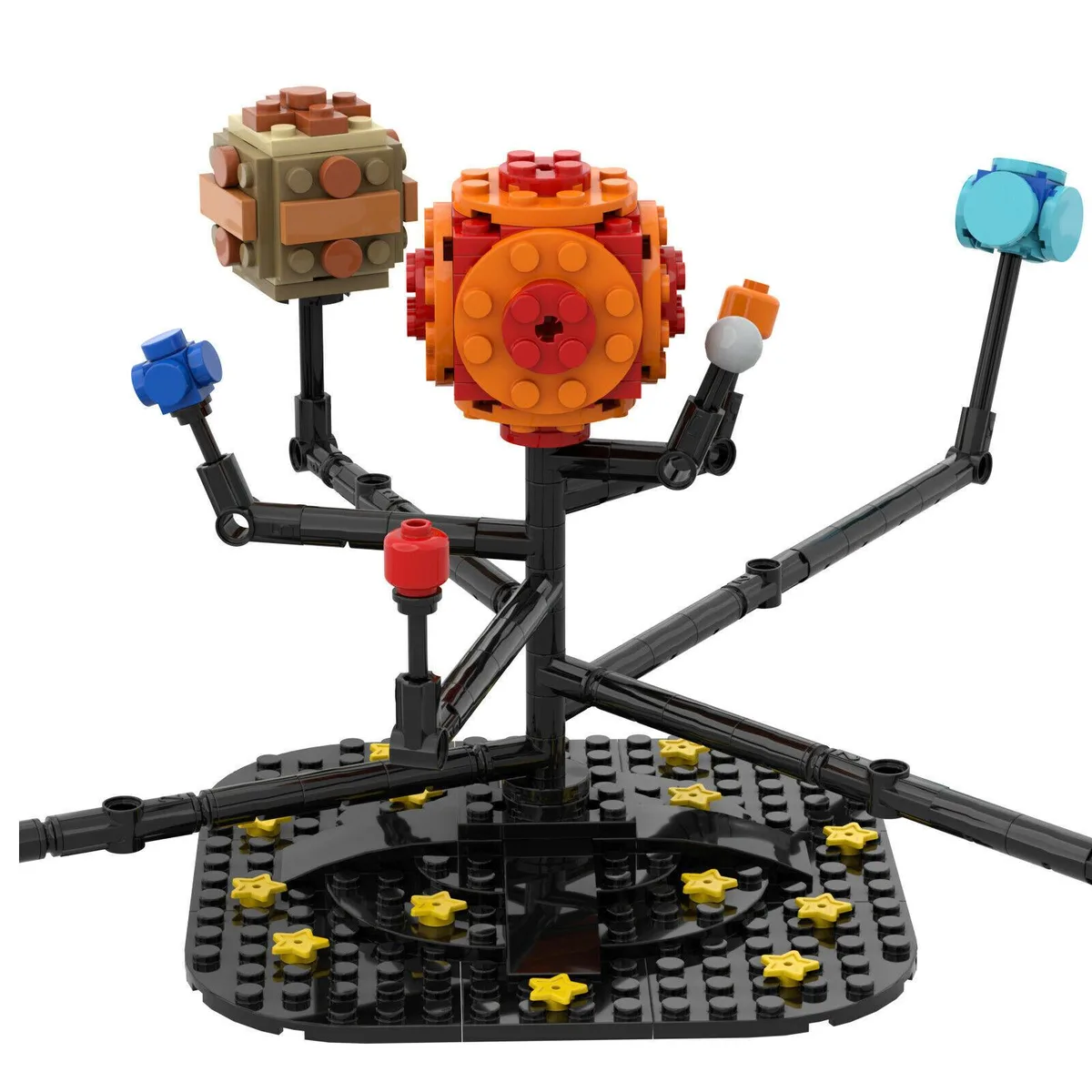 ZITIANYOUBUILD ZITIANYOUBUILD C7259 Eight Planets Solar System 278 Parts Educational Building Set — product photo