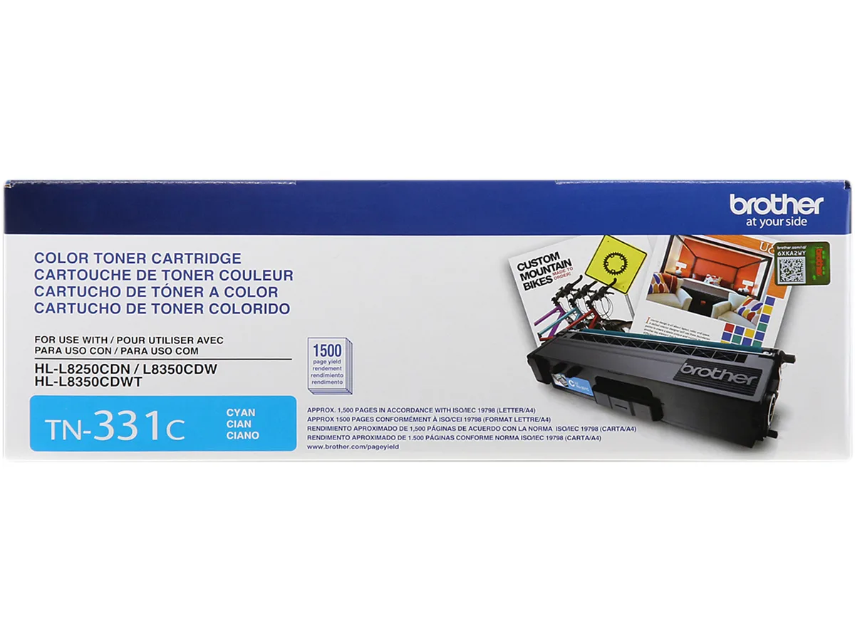 Brother Brother TN331C Cyan Toner Cartridge 1500 Pages — product photo