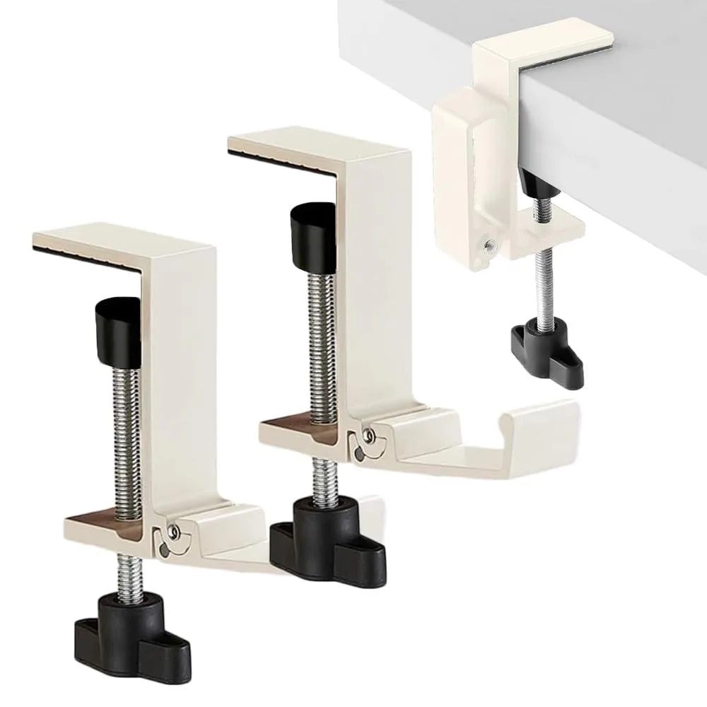 Avid Foldable Headphone Holder White Aluminium Black 0.2 lb 11 lb clamp 0.4-1.96 — product photo
