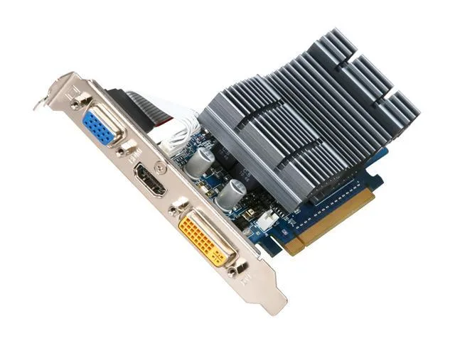 ASUS ASUS GeForce 8400 GS EN8400GS SILENT/DI/512MD2(LP) graphics card — product photo