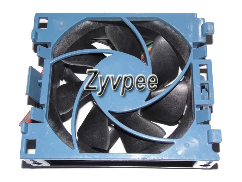 Zyvpee Zyvpee AFB0912DH 92mm 25mm 4-wire server case fan with blue bracket — product photo