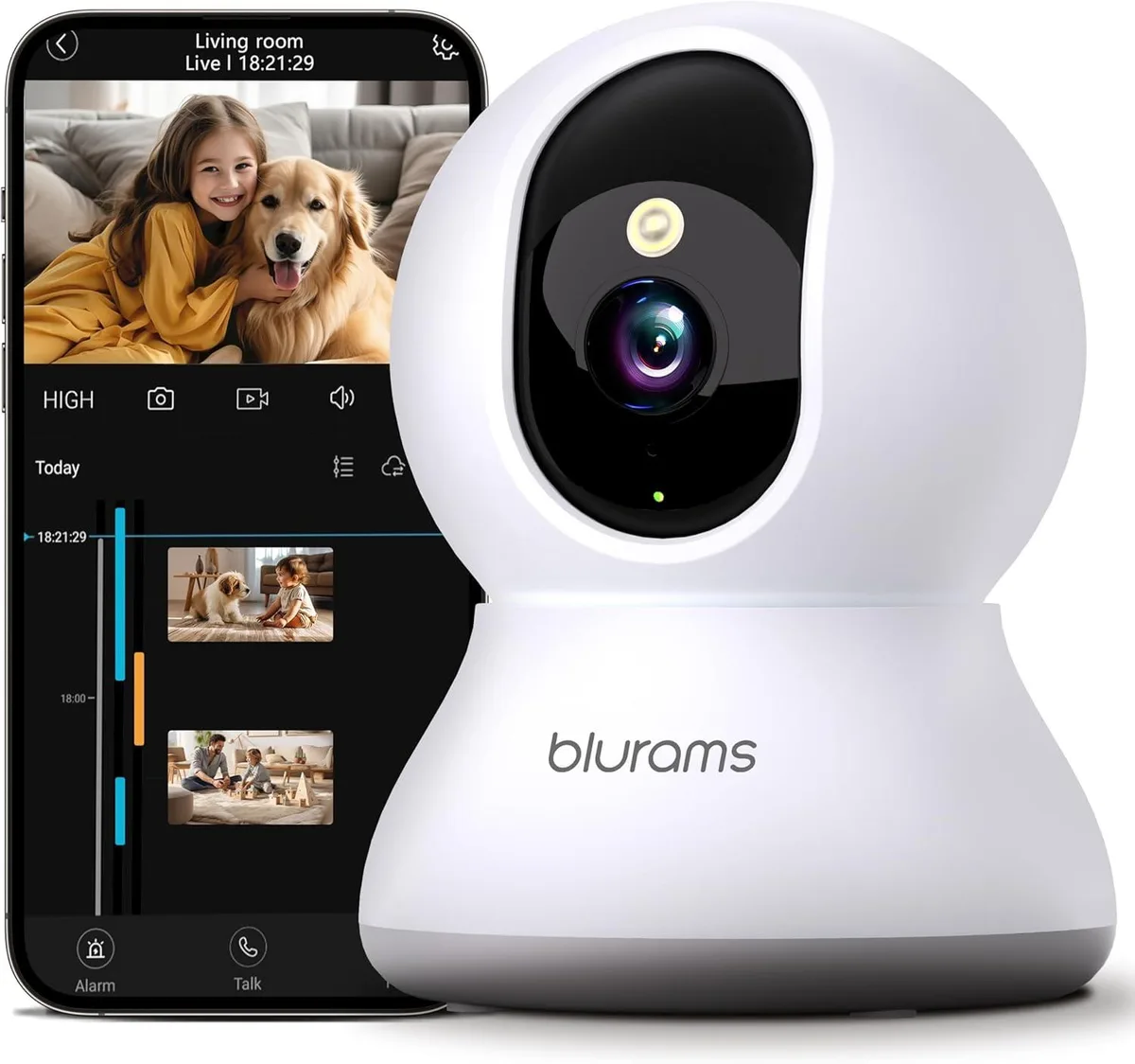 BFKK BFKK A31S 2K PTZ Webcam 360° 2.4GHz 128GB — product photo
