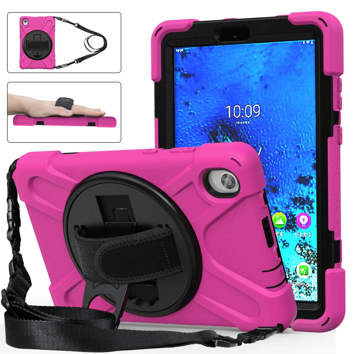 BONAEVER BONAEVER Shockproof Case for Lenovo Tab M8 HD 8.0 2020 TB-8705 Rose Red — product photo