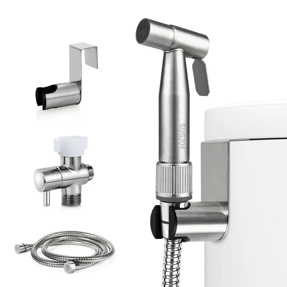  BLISSLAND WYPQ2024-SS Black Bath Faucet Sprayer Kit — product photo