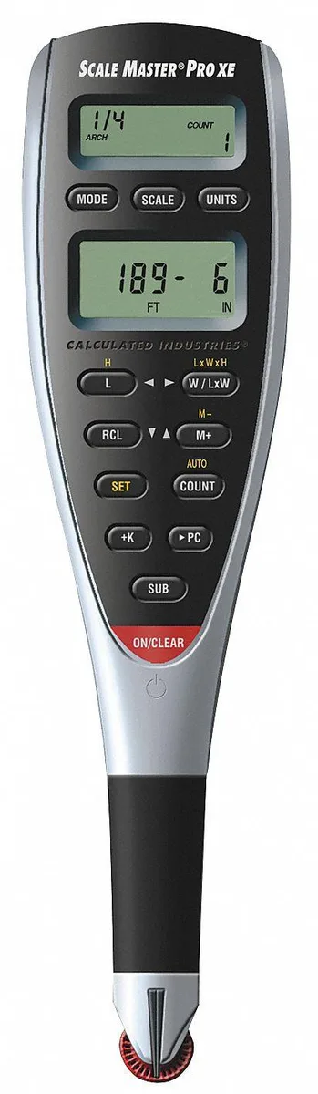CALCULATED INDUSTRIES CALCULATED INDUSTRIES 6135 Digital Plan Measure 7.30" 91 Scales educational supply — product photo