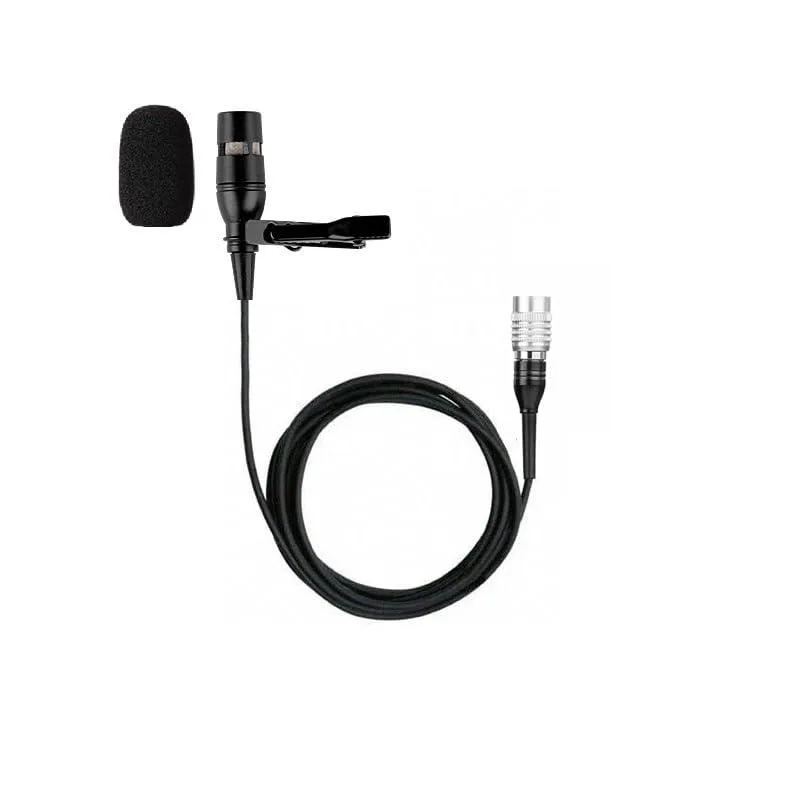Generic Lavalier Microphone for Audio-Technica, 4-Pin Hirose, Black — product photo